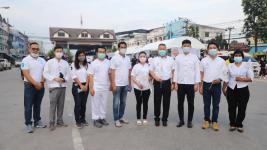 นายกเทศมนตรี เป็นประธานพิธีเปิดโครงการธรรมยาตราแห่งสันติภาพเพื่อสันติสุขของแผ่นดิน