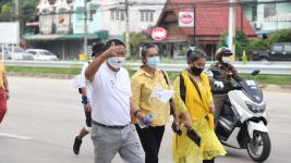 นายกเทศมนตรี เป็นประธานพิธีเปิดโครงการธรรมยาตราแห่งสันติภาพเพื่อสันติสุขของแผ่นดิน