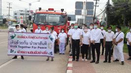 นายกเทศมนตรี เป็นประธานพิธีเปิดโครงการธรรมยาตราแห่งสันติภาพเพื่อสันติสุขของแผ่นดิน