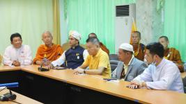 นายกเทศมนตรี เป็นประธานพิธีเปิดโครงการธรรมยาตราแห่งสันติภาพเพื่อสันติสุขของแผ่นดิน