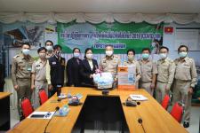 นายกเทศมนตรี มอบอุปกรณ์ป้องกันการแพร่ระบาดของโรคติดเชื้อโควิด-19