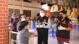 นายกเทศมนตรี ลงพื้นที่ตรวจเยี่ยมจุดคัดกรองโควิด-19 ในเขตเทศบาล