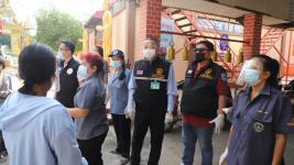 นายกเทศมนตรี ลงพื้นที่ตรวจเยี่ยมจุดคัดกรองโควิด-19 ในเขตเทศบาล