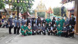 นายกเทศมนตรี ลงพื้นที่ตรวจเยี่ยมจุดคัดกรองโควิด-19 ในเขตเทศบาล