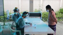 นายกเทศมนตรี ลงพื้นที่ตรวจเยี่ยมจุดคัดกรองโควิด-19 ในเขตเทศบาล