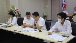 นายกเทศมนตรี เรียกประชุมติดตามผลการดำเนินงานของเทศบาลนครแม่สอด