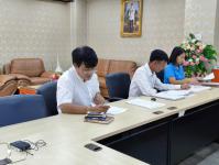 เทศบาลนครแม่สอด ประชุมติดตามแผนการดำเนินงานเพื่อตอบสนองความต้องการของประชาชนในพื้นที่