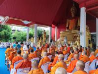 เทศบาลนครแม่สอด ร่วมจัดกิจกรรมบุญตักบตร และประพรมน้ำมนต์ ข้าวดอกไม้ เสริมสร้างสิริมงคลและขวัญกำลังใจให้แก่พุทธศาสนิกชนชาวอำเภอแม่สอด