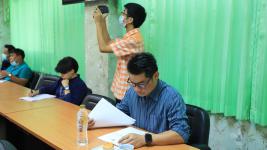 ทน.แม่สอดร่วมกับกรมพลศึกษาจัดการประชุมเพื่อเตรียมความพร้อมในการดำเนินโครงการก่อสร้างสระว่ายน้ำชุมชน