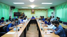 ทน.แม่สอดร่วมกับกรมพลศึกษาจัดการประชุมเพื่อเตรียมความพร้อมในการดำเนินโครงการก่อสร้างสระว่ายน้ำชุมชน
