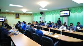 ทน.แม่สอดร่วมกับกรมพลศึกษาจัดการประชุมเพื่อเตรียมความพร้อมในการดำเนินโครงการก่อสร้างสระว่ายน้ำชุมชน