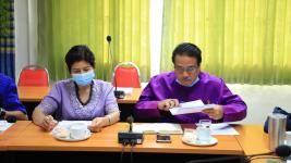 ทน.แม่สอด ประชุมคณะผู้บริหาร หัวหน้าส่วนราชการ และผู้เกี่ยวข้อง ครั้งที่ 9/2563