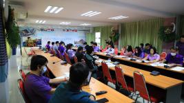 ทน.แม่สอด ประชุมคณะผู้บริหาร หัวหน้าส่วนราชการ และผู้เกี่ยวข้อง ครั้งที่ 9/2563