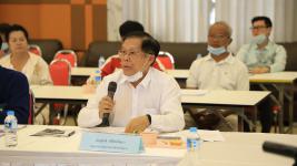 ทน.แม่สอด จัดประชุมเตรียมงานพิธีวางศิลาฤกษ์ศาลสมเด็จพระนเรศวรมหาราช และศาลหลักเมืองแม่สอด