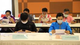 ทน.แม่สอด จัดประชุมเตรียมงานพิธีวางศิลาฤกษ์ศาลสมเด็จพระนเรศวรมหาราช และศาลหลักเมืองแม่สอด