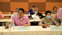 ทน.แม่สอด จัดประชุมเตรียมงานพิธีวางศิลาฤกษ์ศาลสมเด็จพระนเรศวรมหาราช และศาลหลักเมืองแม่สอด