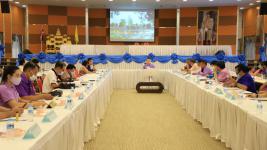 ทน.แม่สอด จัดประชุมเตรียมงานพิธีวางศิลาฤกษ์ศาลสมเด็จพระนเรศวรมหาราช และศาลหลักเมืองแม่สอด