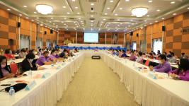 ทน.แม่สอด จัดประชุมเตรียมงานพิธีวางศิลาฤกษ์ศาลสมเด็จพระนเรศวรมหาราช และศาลหลักเมืองแม่สอด