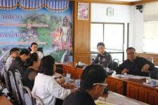 การประชุมการจัดงาน พระราชพิธีถวายพระเพลิงพระบรมศพพระบาทสมเด็จพระปรมินทร มหาภูมิพลอดุลยเดช