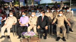 ทน.แม่สอด จัดพิธีวางศิลาฤกษ์สร้างศาลพระหลักเมืองแม่สอดและพระบรมราชานุสาวรีย์ศาลสมเด็จพระนเรศวรมหาราช (พระตำหนัก)