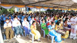 ทน.แม่สอด จัดพิธีวางศิลาฤกษ์สร้างศาลพระหลักเมืองแม่สอดและพระบรมราชานุสาวรีย์ศาลสมเด็จพระนเรศวรมหาราช (พระตำหนัก)