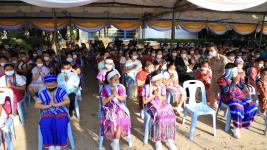ทน.แม่สอด จัดพิธีวางศิลาฤกษ์สร้างศาลพระหลักเมืองแม่สอดและพระบรมราชานุสาวรีย์ศาลสมเด็จพระนเรศวรมหาราช (พระตำหนัก)