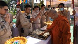ทน.แม่สอด จัดพิธีวางศิลาฤกษ์สร้างศาลพระหลักเมืองแม่สอดและพระบรมราชานุสาวรีย์ศาลสมเด็จพระนเรศวรมหาราช (พระตำหนัก)