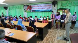 ทน.แม่สอด จัดโครงการฝึกอาชีพให้ความรู้ชุมชนในเขตเทศบาลนครแม่สอด หลักสูตรดอกไม้ประดิษฐ์จากริบบิ้นผ้า