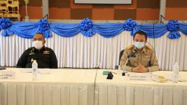 ทน.แม่สอด ร่วมประชุมคณะกรรมการศูนย์สั่งการชายแดนไทยกับประเทศเพื่อนบ้านด้านเมียนมา ครั้งที่ 2/2564 