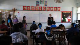 ทน.แม่สอด ออกตรวจเยี่ยมโรงเรียนเทศบาลวัดชุมพลคีรี