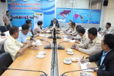 ดร.เทอดเกียรติ ชินสรนันท์ นายกเทศมนตรีนครแม่สอด ประชุมร่วมกับผู้ตรวจราชการกระทรวงท่องเที่ยวและกีฬา ที่เทศบาลนครแม่สอดและเขตพัฒนาเศรษฐกิจพิเศษตาก (แม่สอด)