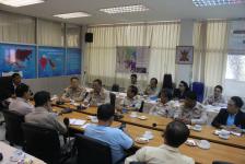 ดร.เทอดเกียรติ ชินสรนันท์ นายกเทศมนตรีนครแม่สอด ประชุมร่วมกับผู้ตรวจราชการกระทรวงท่องเที่ยวและกีฬา ที่เทศบาลนครแม่สอดและเขตพัฒนาเศรษฐกิจพิเศษตาก (แม่สอด)