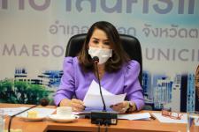 ทน.แม่สอด ประชุมคณะผู้บริหาร หัวหน้าส่วนราชการ และผู้เกี่ยวข้อง ครั้งที่ 4/2564