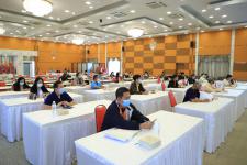 ทน.แม่สอด ร่วมประชุมชี้แจงทบทวน การทำหน้าที่ของวิทยากรอำเภอในการเลือกตั้งสมาชิกสภาเทศบาลและนายกเทศมนตรี