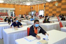 ทน.แม่สอด ร่วมประชุมชี้แจงทบทวน การทำหน้าที่ของวิทยากรอำเภอในการเลือกตั้งสมาชิกสภาเทศบาลและนายกเทศมนตรี