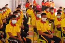 ทน.แม่สอด จัดโครงการรณรงค์ป้องกันยาเสพติดในสถานศึกษา โรงเรียนกีฬาเทศบาลนครแม่สอด