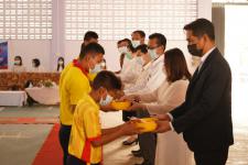 ทน.แม่สอด จัดโครงการรณรงค์ป้องกันยาเสพติดในสถานศึกษา โรงเรียนกีฬาเทศบาลนครแม่สอด