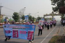 ทน.แม่สอด ร่วมกับ กกต. จ.ตาก เดินรณรงค์ประชาสัมพันธ์เชิญชวนประชาชนไปใช้สิทธิเลือกตั้งสมาชิกสภาเทศบาลและนายกเทศมนตรีนครแม่สอด