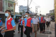 ทน.แม่สอด ร่วมกับ กกต. จ.ตาก เดินรณรงค์ประชาสัมพันธ์เชิญชวนประชาชนไปใช้สิทธิเลือกตั้งสมาชิกสภาเทศบาลและนายกเทศมนตรีนครแม่สอด