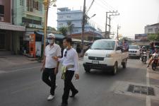 ทน.แม่สอด ร่วมกับ กกต. จ.ตาก เดินรณรงค์ประชาสัมพันธ์เชิญชวนประชาชนไปใช้สิทธิเลือกตั้งสมาชิกสภาเทศบาลและนายกเทศมนตรีนครแม่สอด