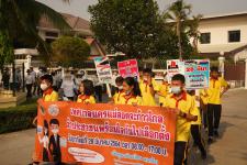 ทน.แม่สอด ร่วมกับ กกต. จ.ตาก เดินรณรงค์ประชาสัมพันธ์เชิญชวนประชาชนไปใช้สิทธิเลือกตั้งสมาชิกสภาเทศบาลและนายกเทศมนตรีนครแม่สอด