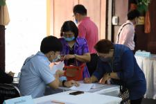 ทน.แม่สอด จัดโครงการอบรมให้ความรู้การปฏิบัติงานของเจ้าพนักงานผู้ดำเนินการเลือกตั้งและผู้ช่วยเหลือการปฏิบัติงานของคณะกรรมการประจำหน่วยเลือกตั้งในการเลือกตั้งสมาชิกสภาเทศบาลและนายกเทศมนตรีนครแม่สอด