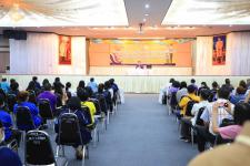 ทน.แม่สอด จัดโครงการอบรมให้ความรู้การปฏิบัติงานของเจ้าพนักงานผู้ดำเนินการเลือกตั้งและผู้ช่วยเหลือการปฏิบัติงานของคณะกรรมการประจำหน่วยเลือกตั้งในการเลือกตั้งสมาชิกสภาเทศบาลและนายกเทศมนตรีนครแม่สอด