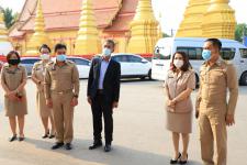 ปลัดเทศบาลพร้อมด้วยหัวหน้าส่วนราชการ เข้าตรวจเยี่ยมหน่วยเลือกตั้งสมาชิกสภาเทศบาลและนายกเทศมนตรีนครแม่สอด