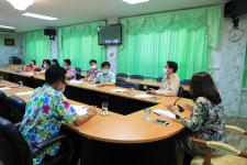 ทน.แม่สอด ประชุมการรับมอบพระพุทธโคดมบุญบารมีเป็นพุทธบูชาให้แก่โรงเรียนในสังกัดเทศบาลนครแม่สอด ครั้งที่ 1/2564