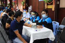 ทน.แม่สอด ร่วมกับ รพ.แม่สอด ให้บริการฉีดวัคซีนโควิด-19 เข็มที่ 2 