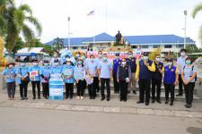 ทน.แม่สอด ร่วมกับ รพ.แม่สอด เดินรณรงค์เชิญชวนให้ประชาชนลงทะเบียนและเข้ารับการฉีดวัคซีนโควิด-19