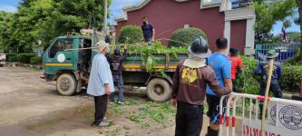 ทน.แม่สอด ปรับภูมิทัศน์สำนักงานเทศบาลนครแม่สอด 