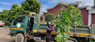 ทน.แม่สอด ปรับภูมิทัศน์สำนักงานเทศบาลนครแม่สอด 