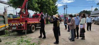 ทน.แม่สอด ปรับภูมิทัศน์สำนักงานเทศบาลนครแม่สอด 